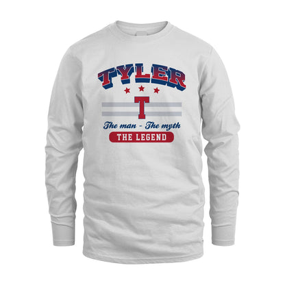 The Man The Myth The Legend With Your Name Shirt TYLER M1-35