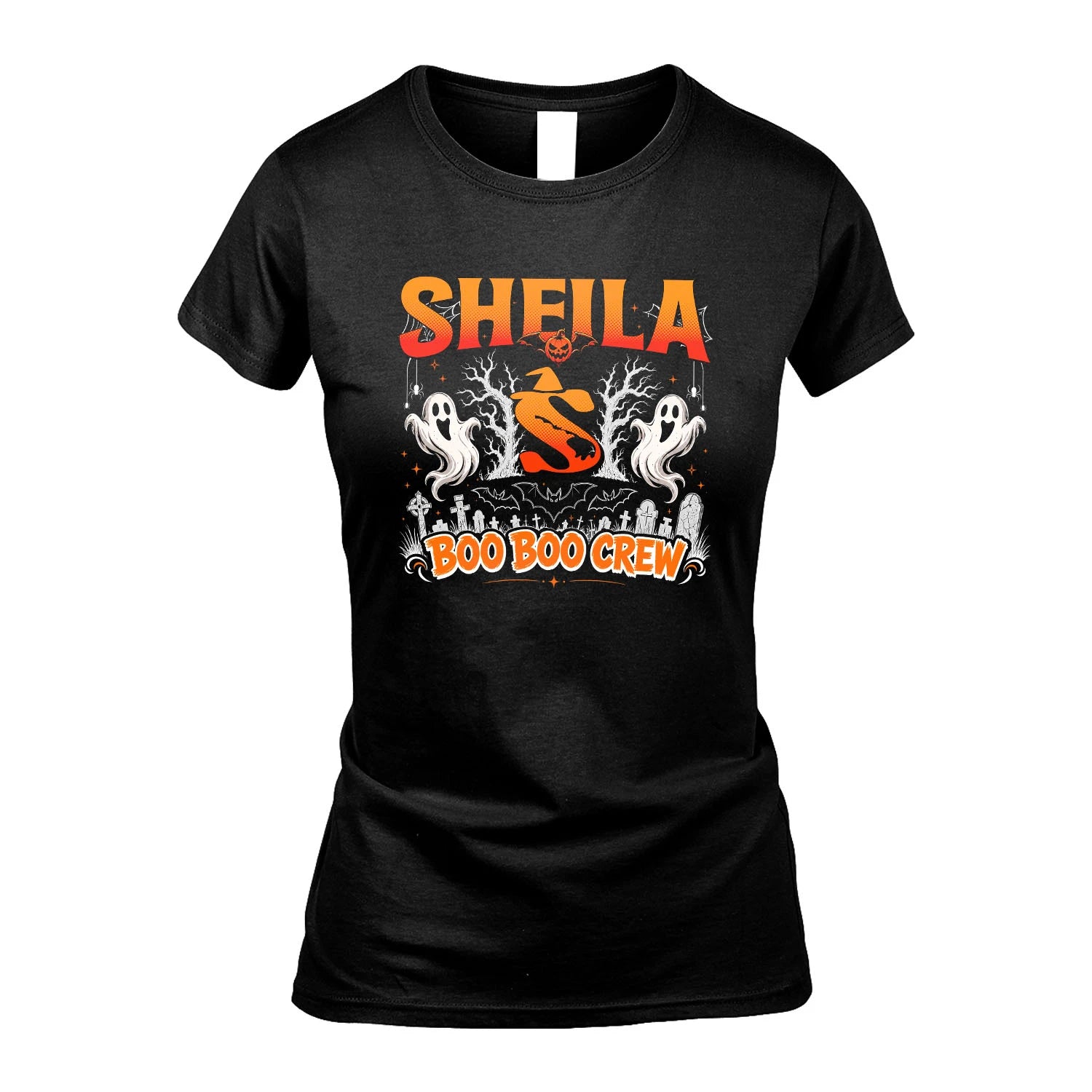 Boo Boo Crew Halloween Custom Name Shirt SHEILA M1-28