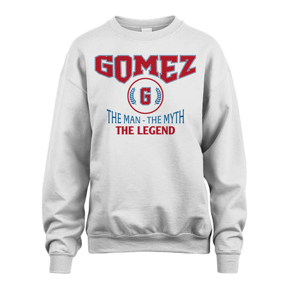 The Man The Myth The Legend Jet Style Shirt GOMEZ M1-9