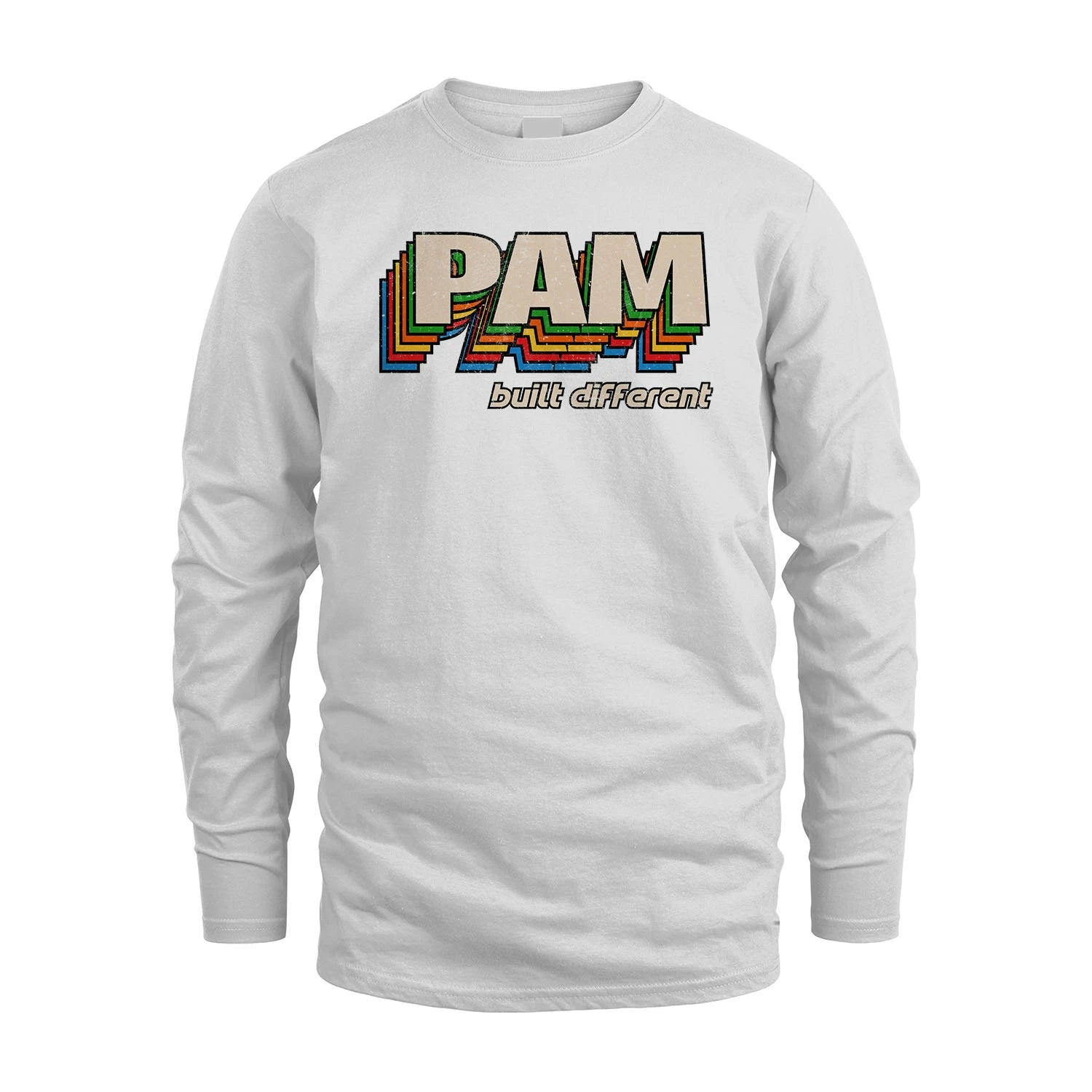 Your Name Built Different Retro Shirt PAM M1-26