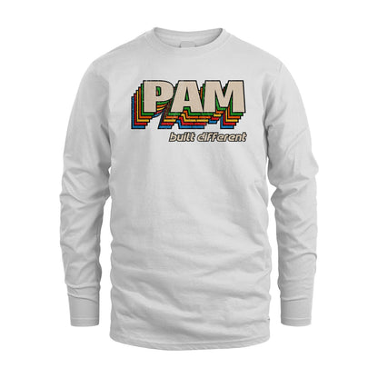 Your Name Built Different Retro Shirt PAM M1-26