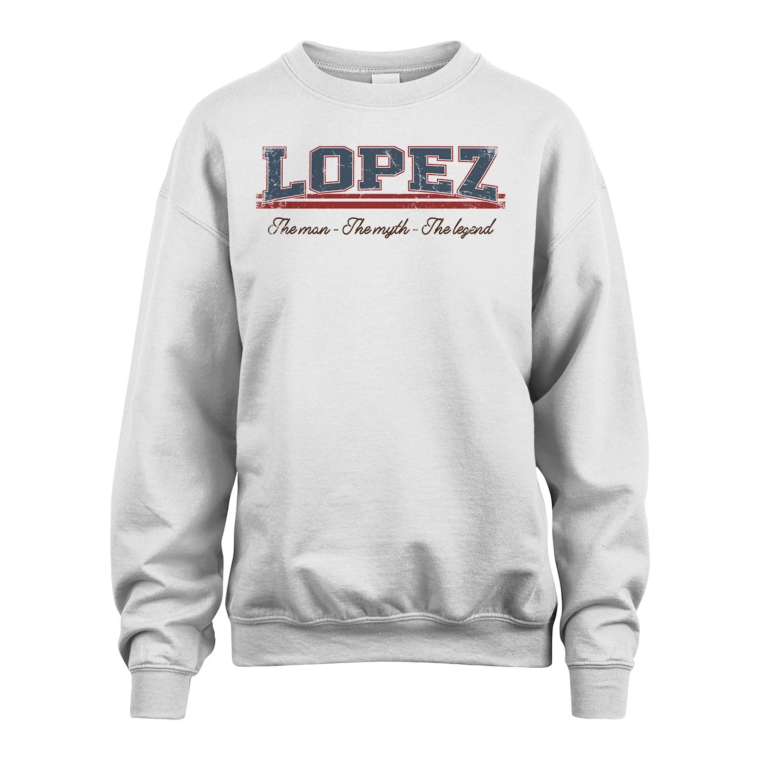 The Man The Myth The Legend Vintage Shirt LOPEZ M1-6