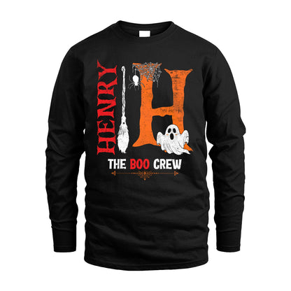 The Boo Crew Halloween With Your Name Shirt HENRY M1-23