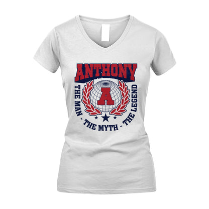 The Man The Myth The Legend Logo Shirt ANTHONY M1-30