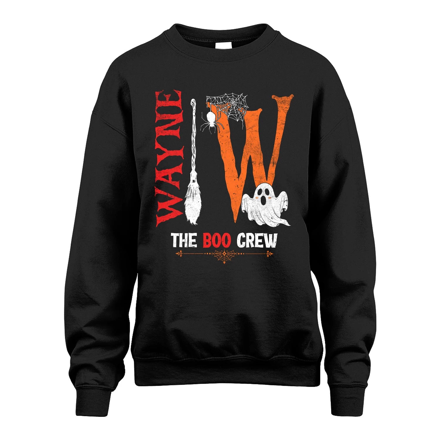 The Boo Crew Halloween With Your Name Shirt WAYNE M1-23