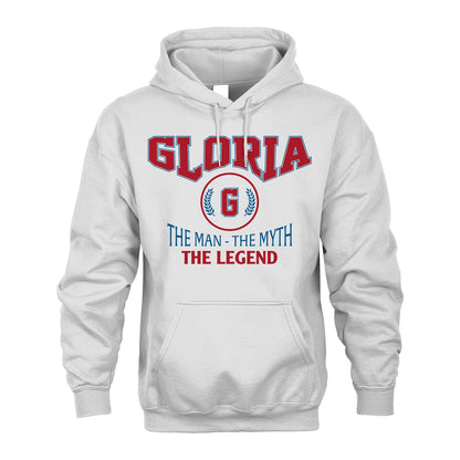The Man The Myth The Legend Jet Style Shirt GLORIA M1-9
