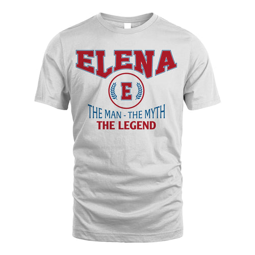 The Man The Myth The Legend Jet Style Shirt ELENA M1-9