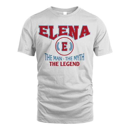 The Man The Myth The Legend Jet Style Shirt ELENA M1-9
