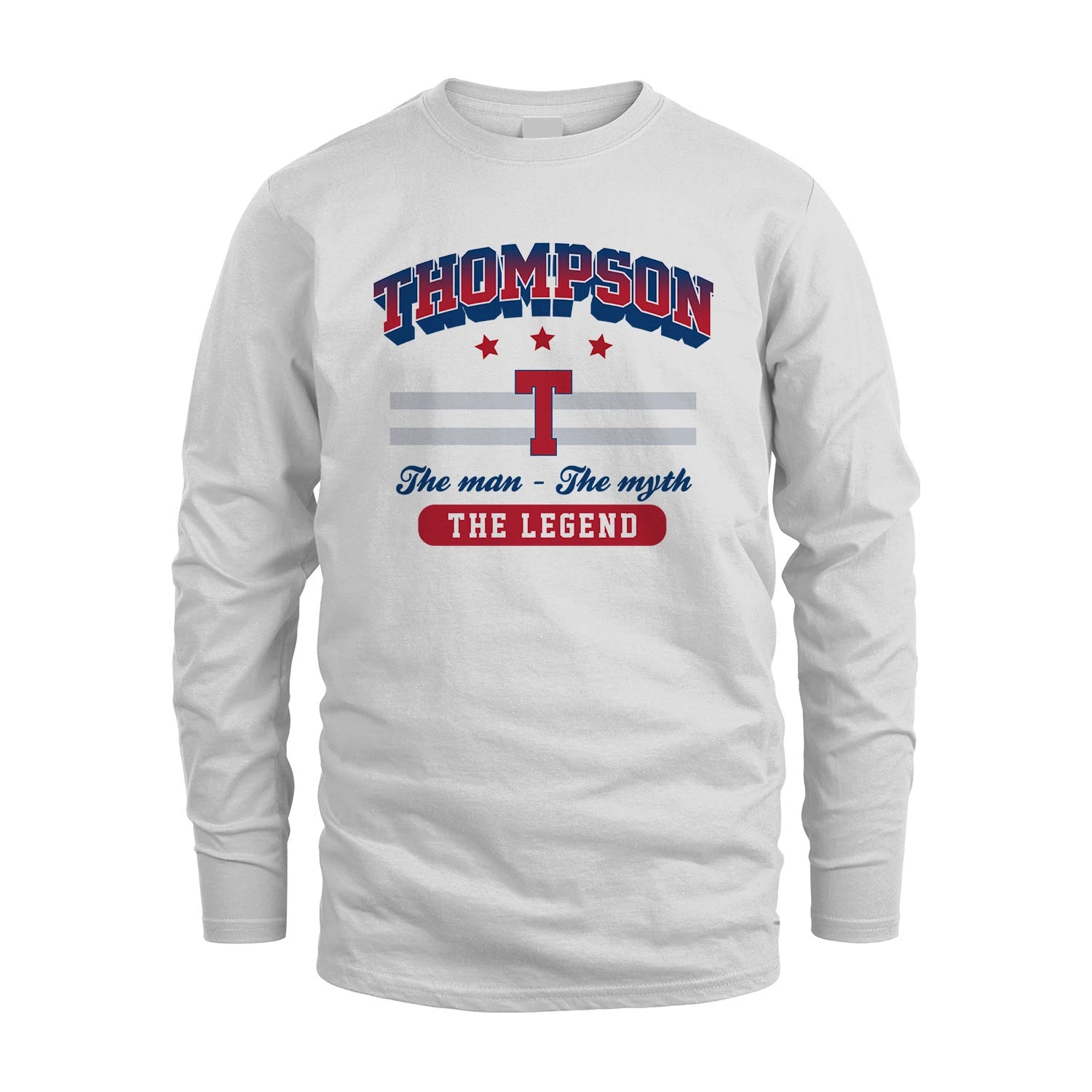The Man The Myth The Legend With Your Name Shirt THOMPSON M1-35