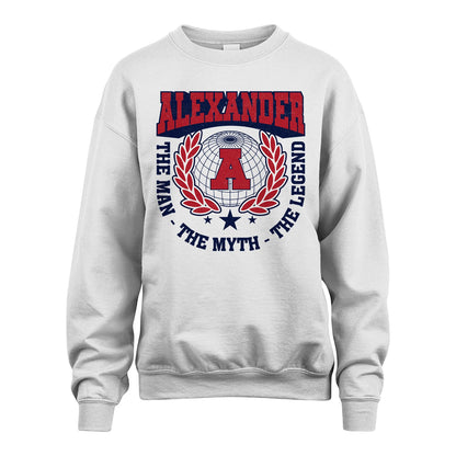 The Man The Myth The Legend Logo Shirt ALEXANDER M1-30