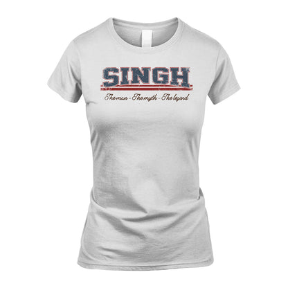 The Man The Myth The Legend Vintage Shirt SINGH M1-6