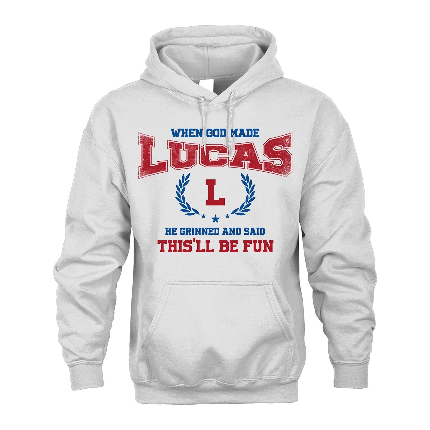 When God Made He Grinned And Said This'll Be Fun Shirt LUCAS M1-12