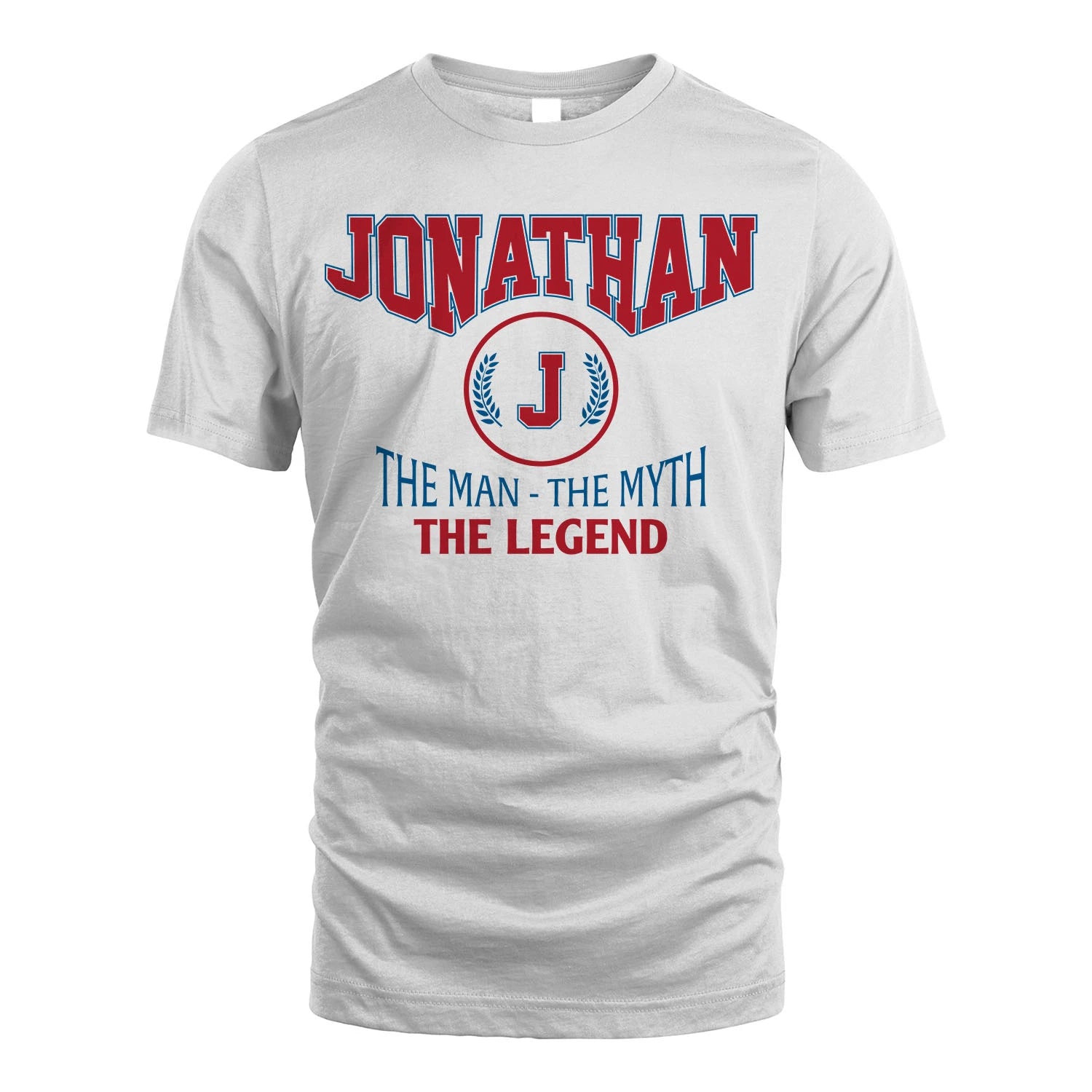 The Man The Myth The Legend Jet Style Shirt JONATHAN M1-9