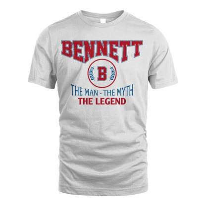 The Man The Myth The Legend Jet Style Shirt BENNETT M1-9