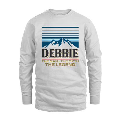 The Man The Myth The Legend Vintage Mountain Shirt DEBBIE M1-19