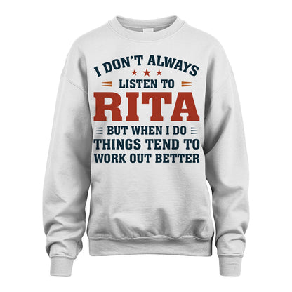 I Don't Always Listen To... RITA M1-2