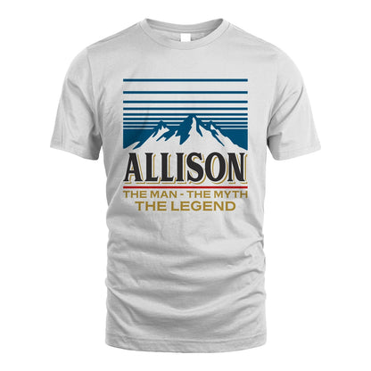 The Man The Myth The Legend Vintage Mountain Shirt ALLISON M1-19