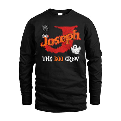 The Boo Crew Halloween Custom Name Shirt JOSEPH M1-22
