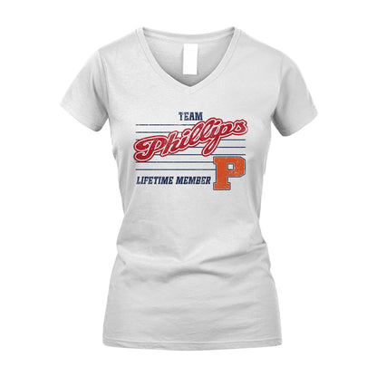 Team Your Name Lifetime Member Vintage Shirt PHILLIPS M1-24
