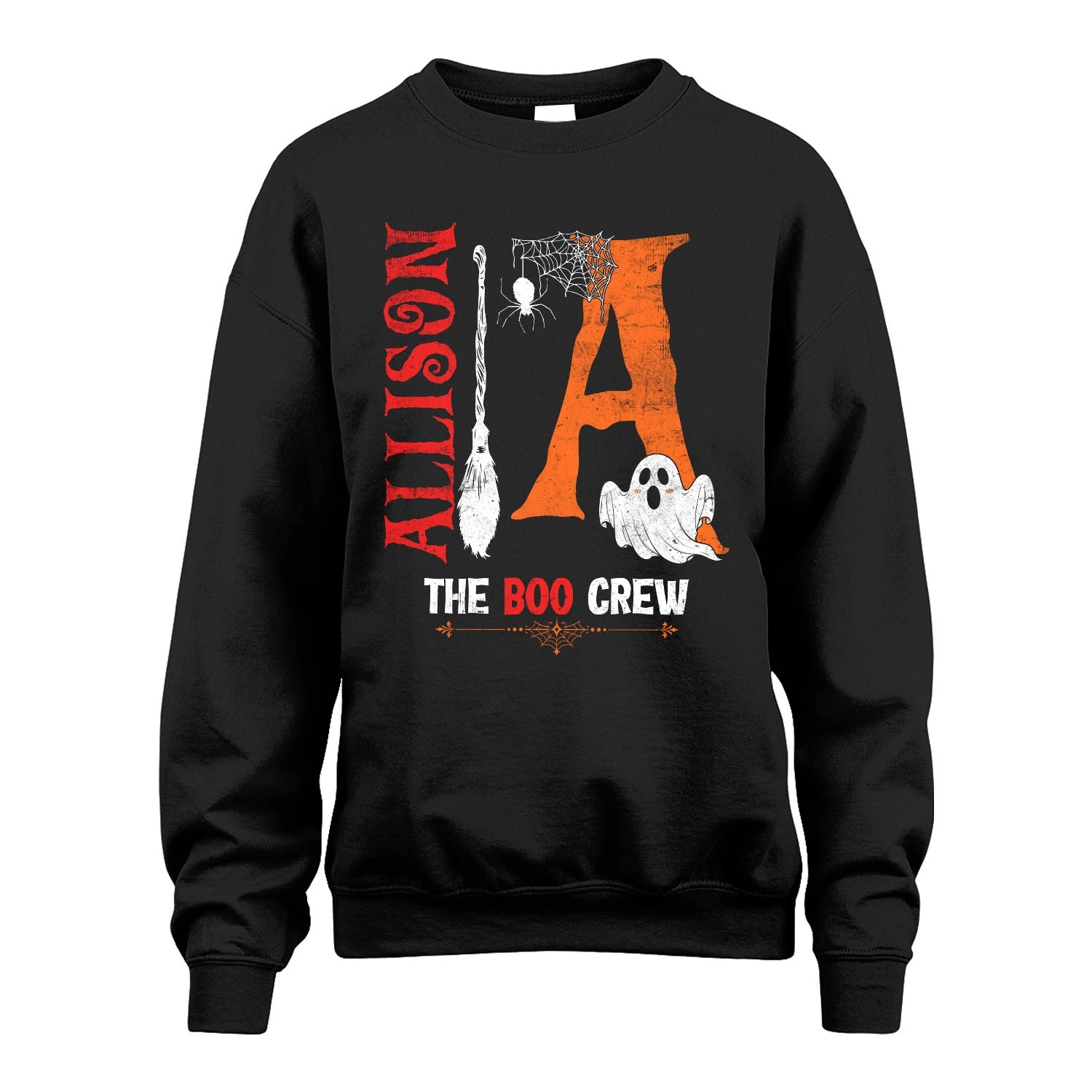 The Boo Crew Halloween With Your Name Shirt ALLISON M1-23