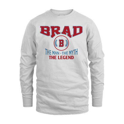 The Man The Myth The Legend Jet Style Shirt BRAD M1-9