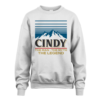 The Man The Myth The Legend Vintage Mountain Shirt CINDY M1-19