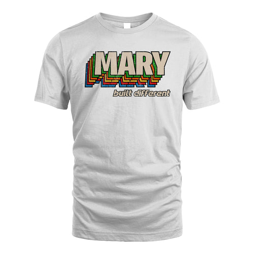 Your Name Built Different Retro Shirt MARY M1-26