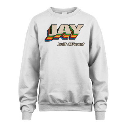 Your Name Built Different Retro Shirt JAY M1-26
