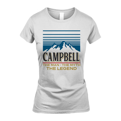 The Man The Myth The Legend Vintage Mountain Shirt CAMPBELL M1-19