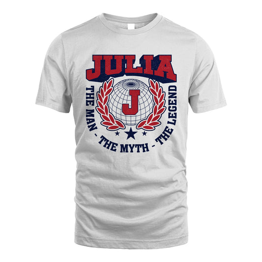 The Man The Myth The Legend Logo Shirt JULIA M1-30