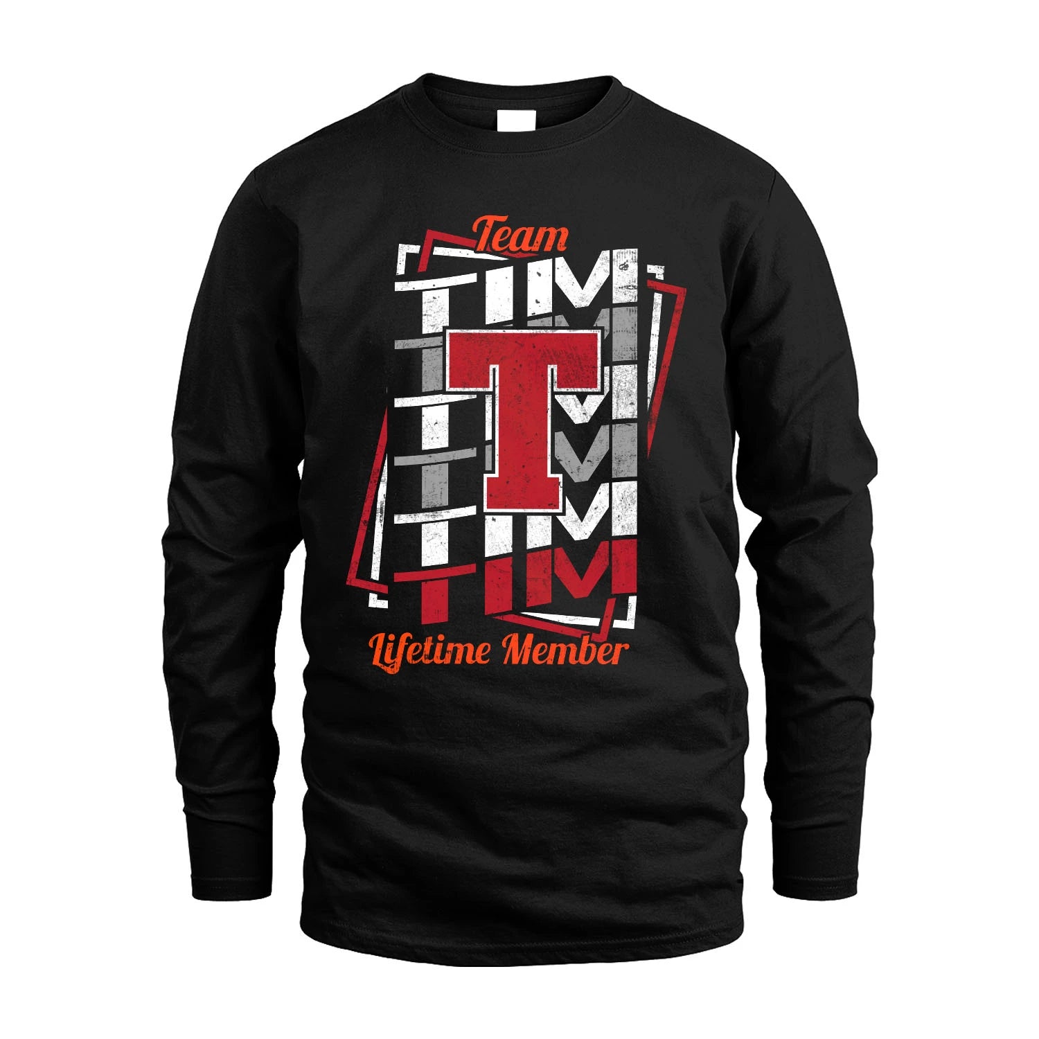 Team Your Name Lifetime Member Sporty Shirt TIM M1-25