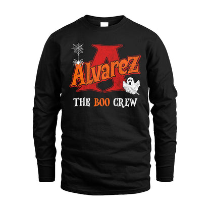 The Boo Crew Halloween Custom Name Shirt ALVAREZ M1-22