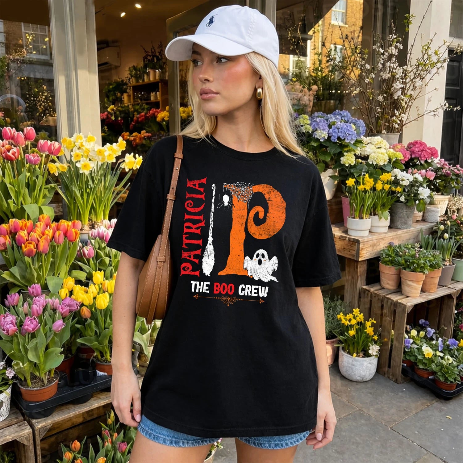 The Boo Crew Halloween With Your Name Shirt PATRICIA M1-23