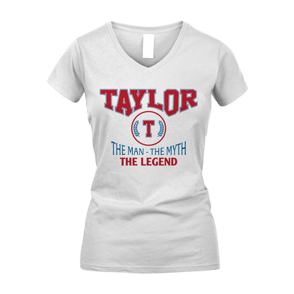 The Man The Myth The Legend Jet Style Shirt TAYLOR M1-9