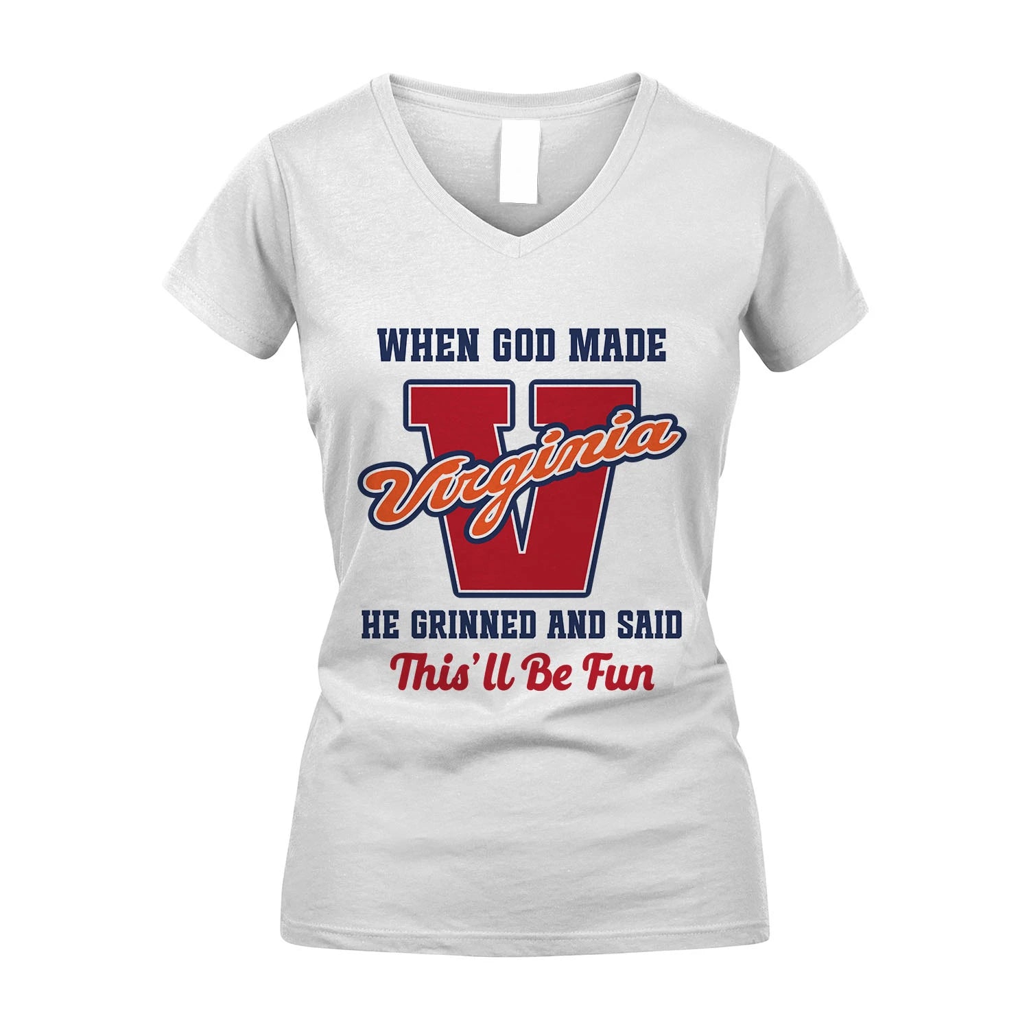 God Made Your Name Custom Shirt VIRGINIA M1-16