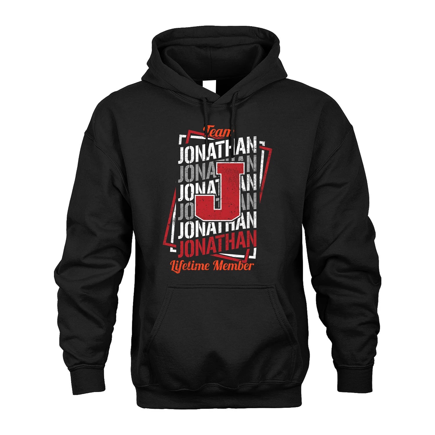 Team Your Name Lifetime Member Sporty Shirt JONATHAN M1-25