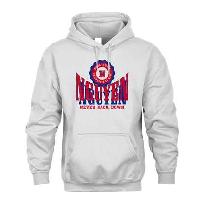 Your Name Never Back Down Shirt NGUYEN M1-33