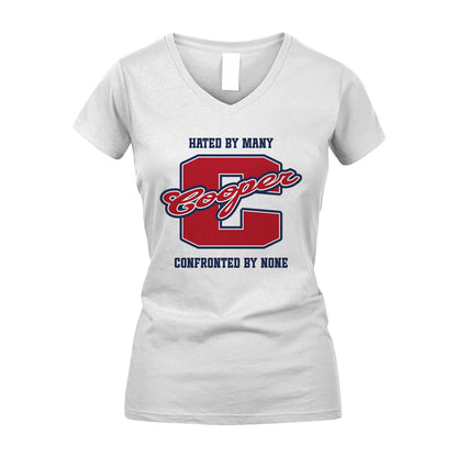 Hated By Many Confronted By None Personalized Name Shirt COOPER M1-8