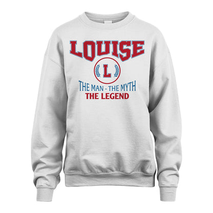 The Man The Myth The Legend Jet Style Shirt LOUISE M1-9
