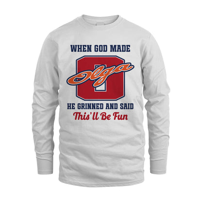 God Made Your Name Custom Shirt OLGA M1-16