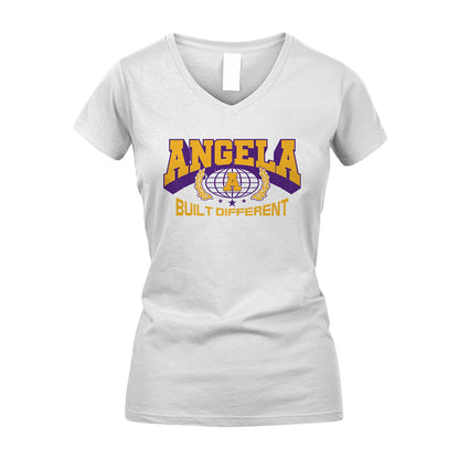 Your Name Built Different Sporty Shirt ANGELA M1-32