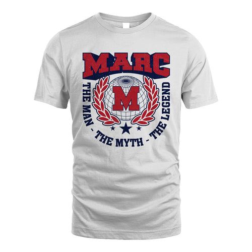The Man The Myth The Legend Logo Shirt MARC M1-30
