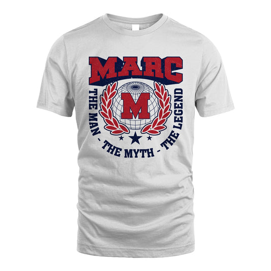 The Man The Myth The Legend Logo Shirt MARC M1-30