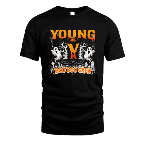 Boo Boo Crew Halloween Custom Name Shirt YOUNG M1-28