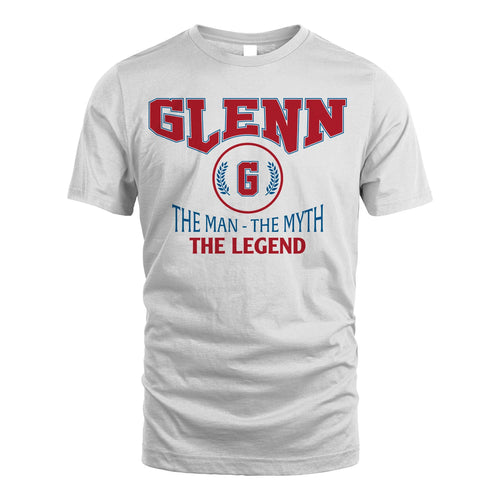 The Man The Myth The Legend Jet Style Shirt GLENN M1-9