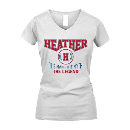 The Man The Myth The Legend Jet Style Shirt HEATHER M1-9