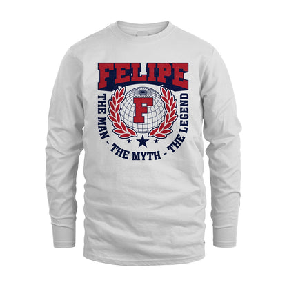 The Man The Myth The Legend Logo Shirt FELIPE M1-30