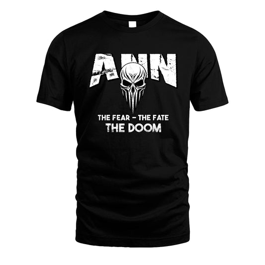 The Fear The Fate The Doom Skull Shirt ANN M1-39