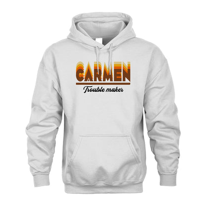 Your Name Trouble Maker Funny Shirt CARMEN M1-34