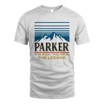 The Man The Myth The Legend Vintage Mountain Shirt PARKER M1-19